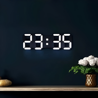 Futuristic 3D LED Wall Clock for Modern Interiors - Image 3