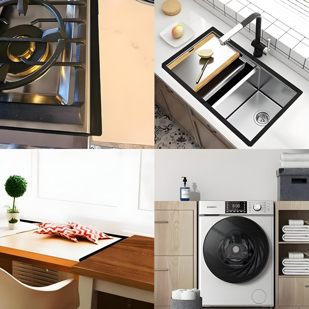 Couvercle d'écart de comptoir de cuisinière résistant à la chaleur