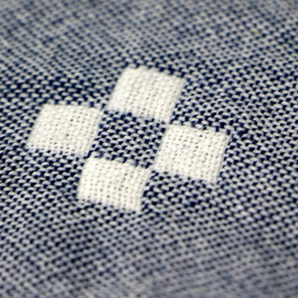 Baumwoll-Decke mit geometrischem Muster