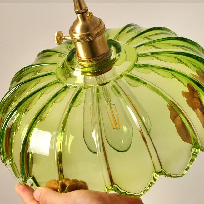 Pendant Light Vintage Glass Hanging Lamp