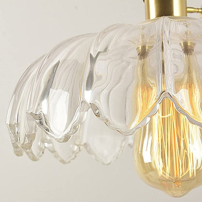 Pendant Light Vintage Glass Hanging Lamp