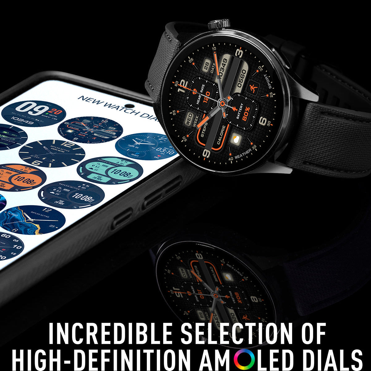 Montre intelligente GPS Suivi sportif Fonction d'appel