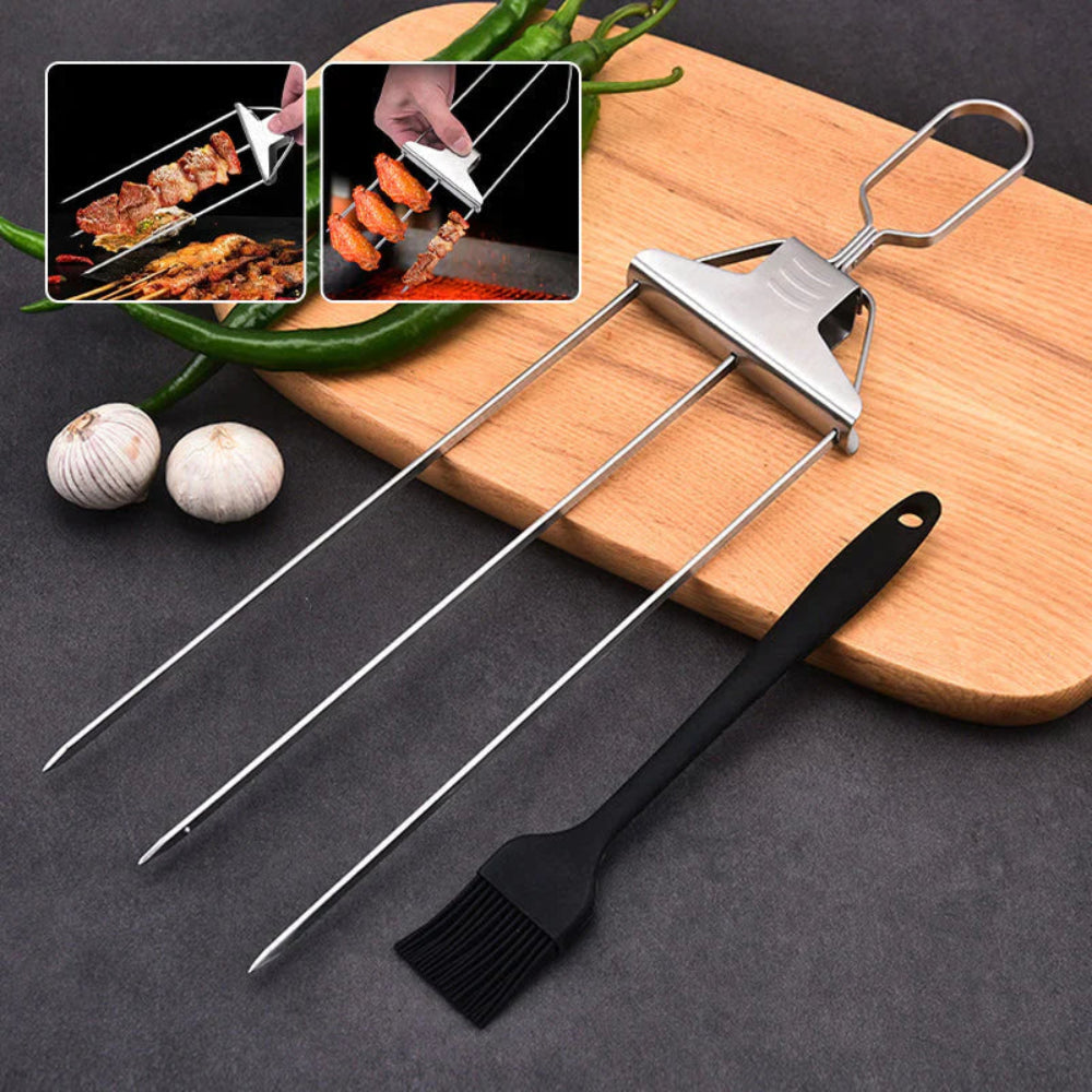 GrillMaster - Barbecue 3-way Grill Skewers - Image 15
