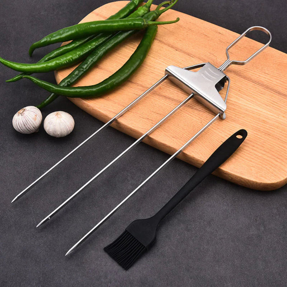 GrillMaster - Barbecue 3-way Grill Skewers - Image 2