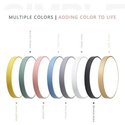 Ceiling light wood LED modern flush mount