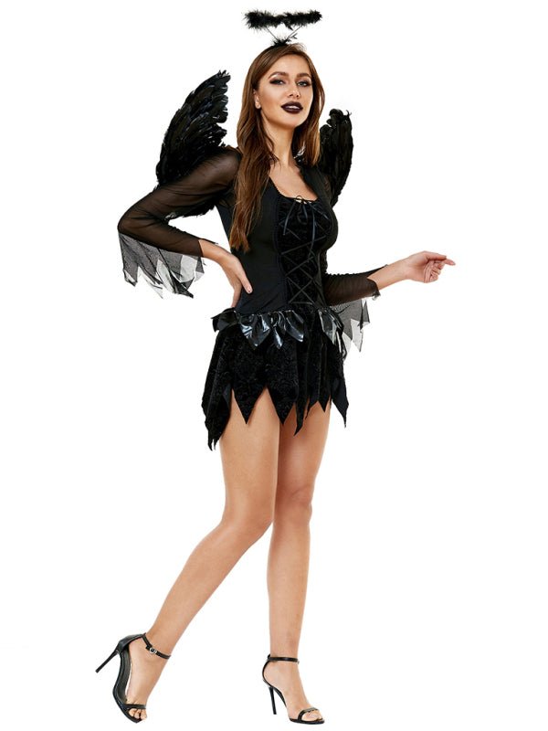 Disfraz de Halloween para mujer | Ángel oscuro