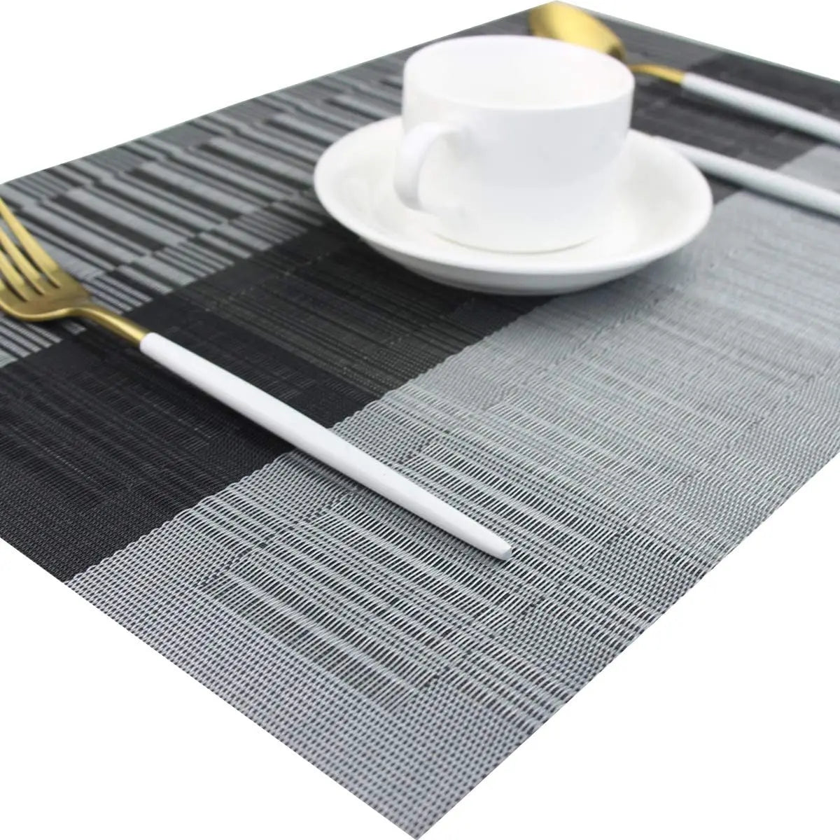 Washable Heat Resistant Vinyl Placemats Set