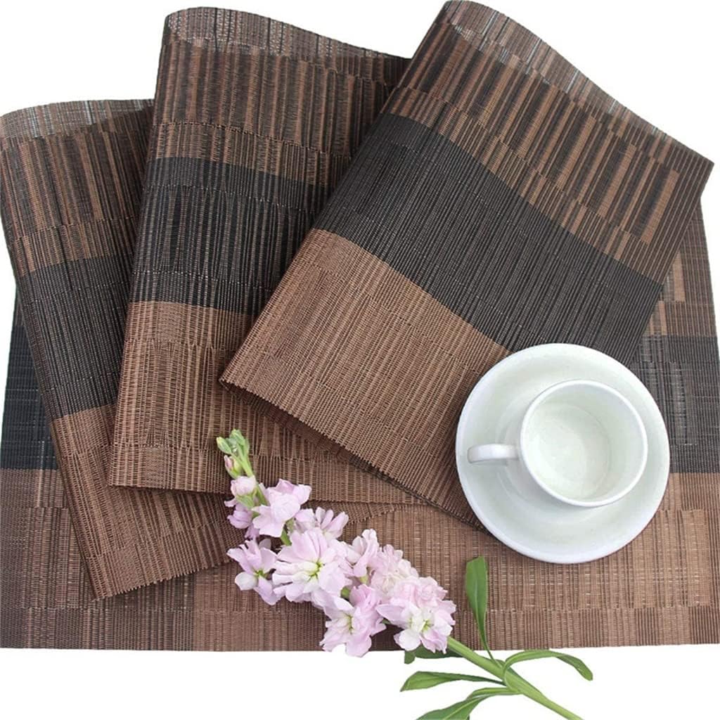 Washable Heat Resistant Vinyl Placemats Set