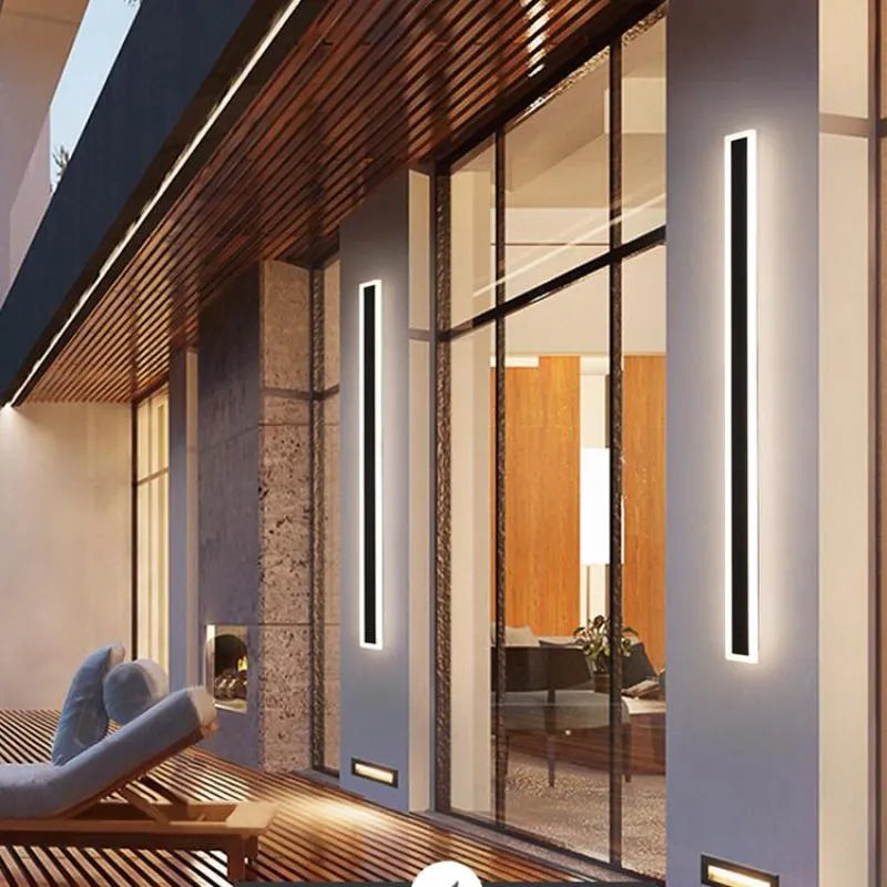 Appliques murales LED modernes barre mince
