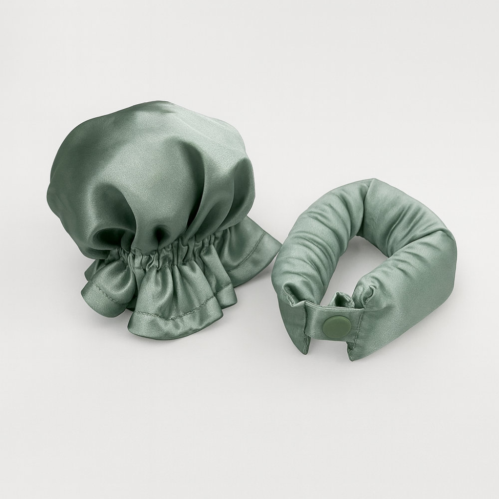 Zestaw satynowych lokówek bez użycia ciepła