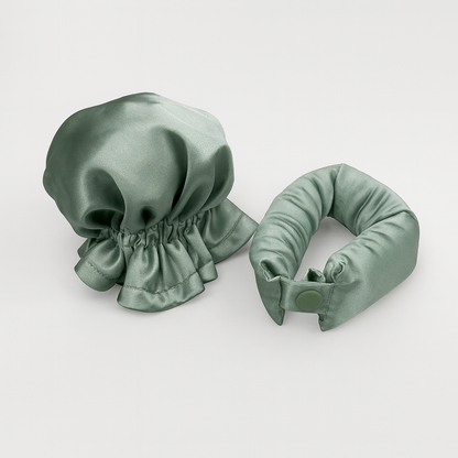 Zestaw satynowych lokówek bez użycia ciepła