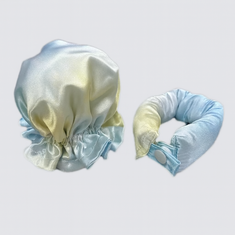 Zestaw satynowych lokówek bez użycia ciepła