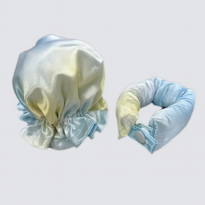 Zestaw satynowych lokówek bez użycia ciepła