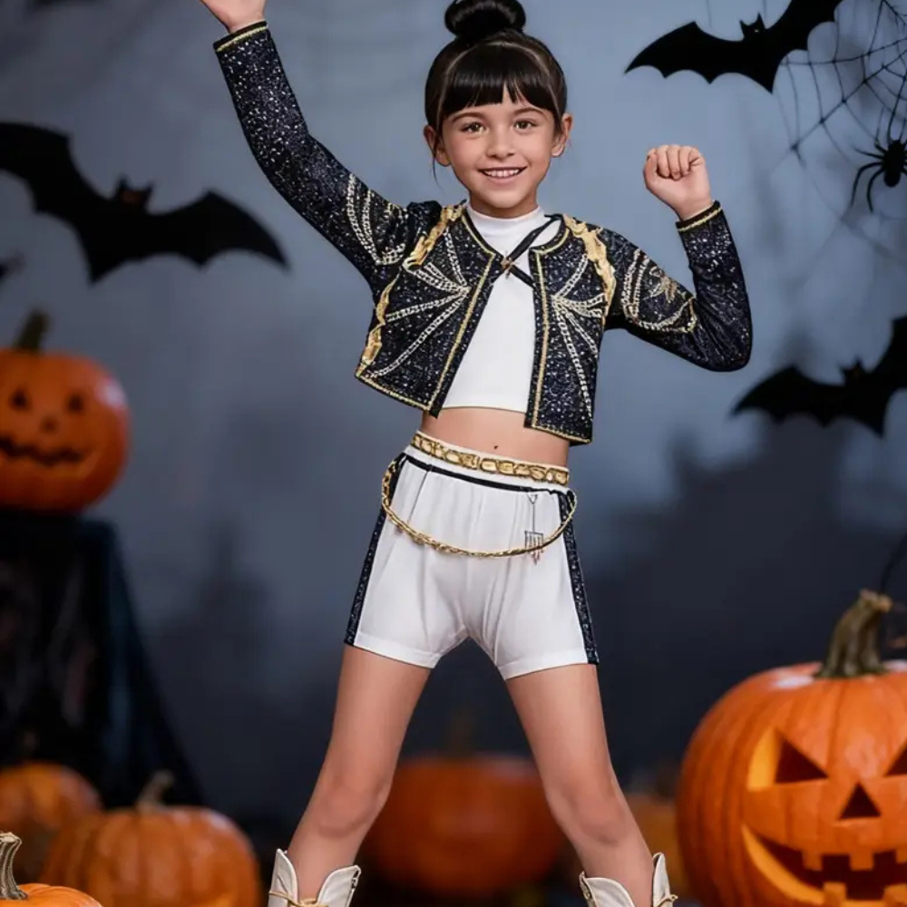 Kids Kpop Hunter Halloween Costume Outfit