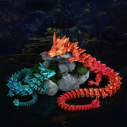 Dragon Egg Crystal Figurine 3D Printed Toy