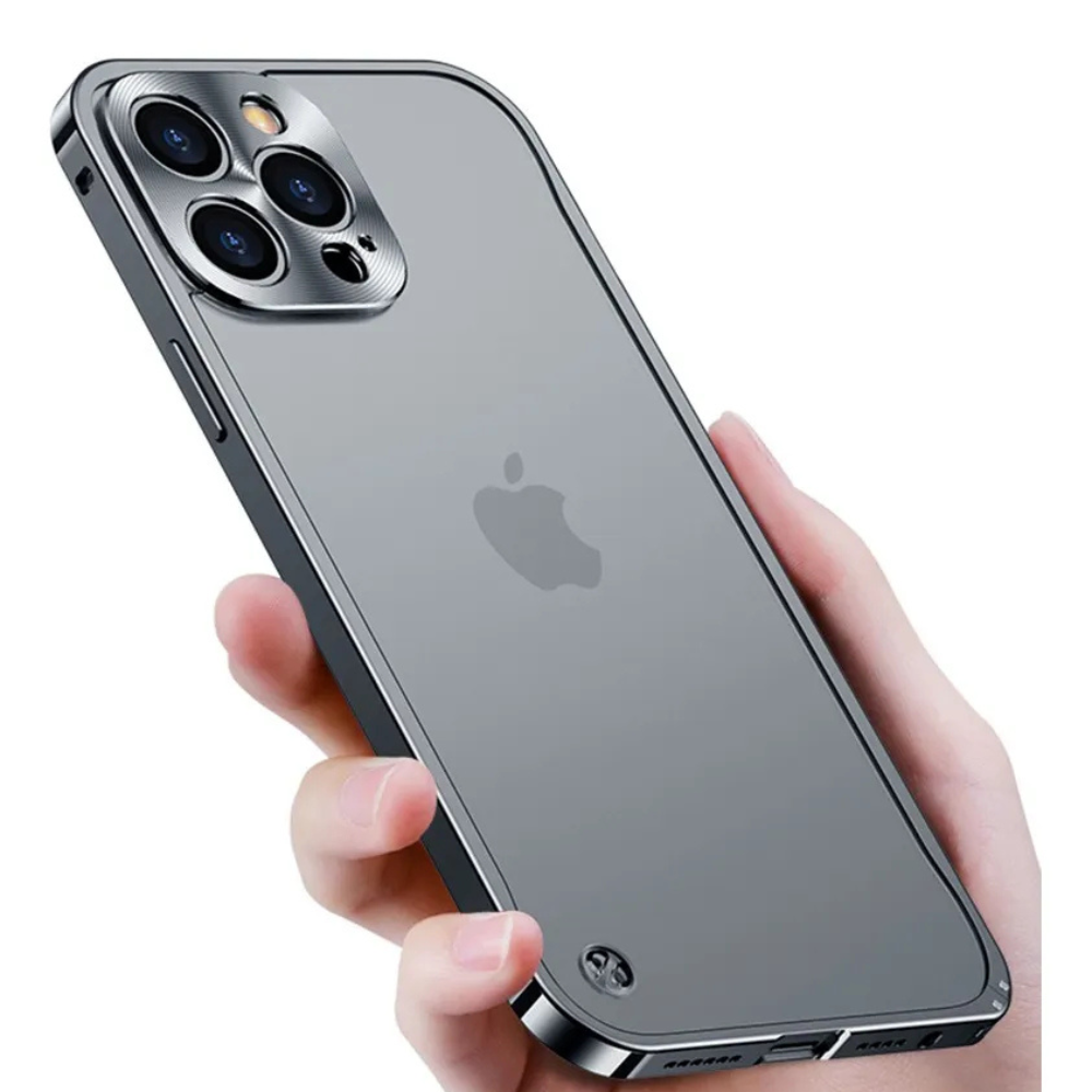 Coque de téléphone protectrice en métal d'aluminium