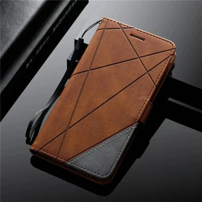Leather Wallet Flip Phone Case