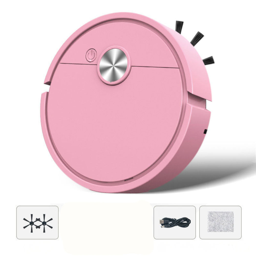 Aspirateur Robot Intelligent 3en1 Balai Sécheur Machine de Nettoyage de Sol