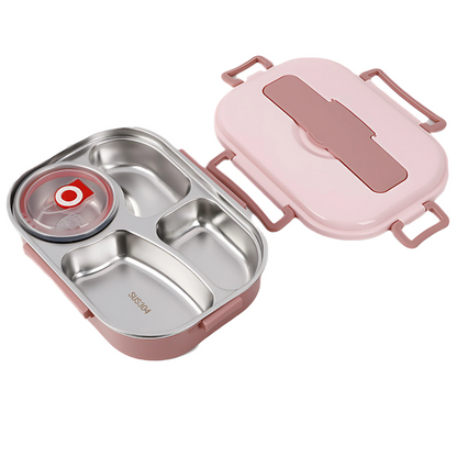 Stainless Steel Bento Lunch Box Compartments