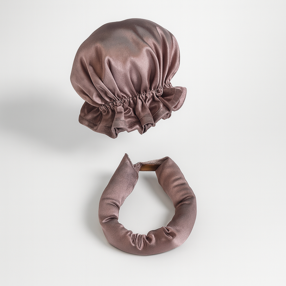 Zestaw satynowych lokówek bez użycia ciepła