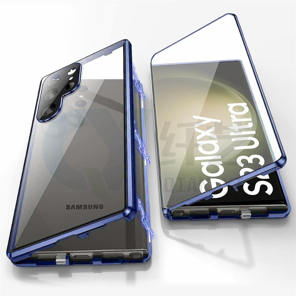 Magnetyczne szklane etui na telefon z funkcją prywatności