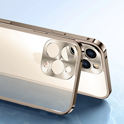 Coque de téléphone protectrice en métal d'aluminium