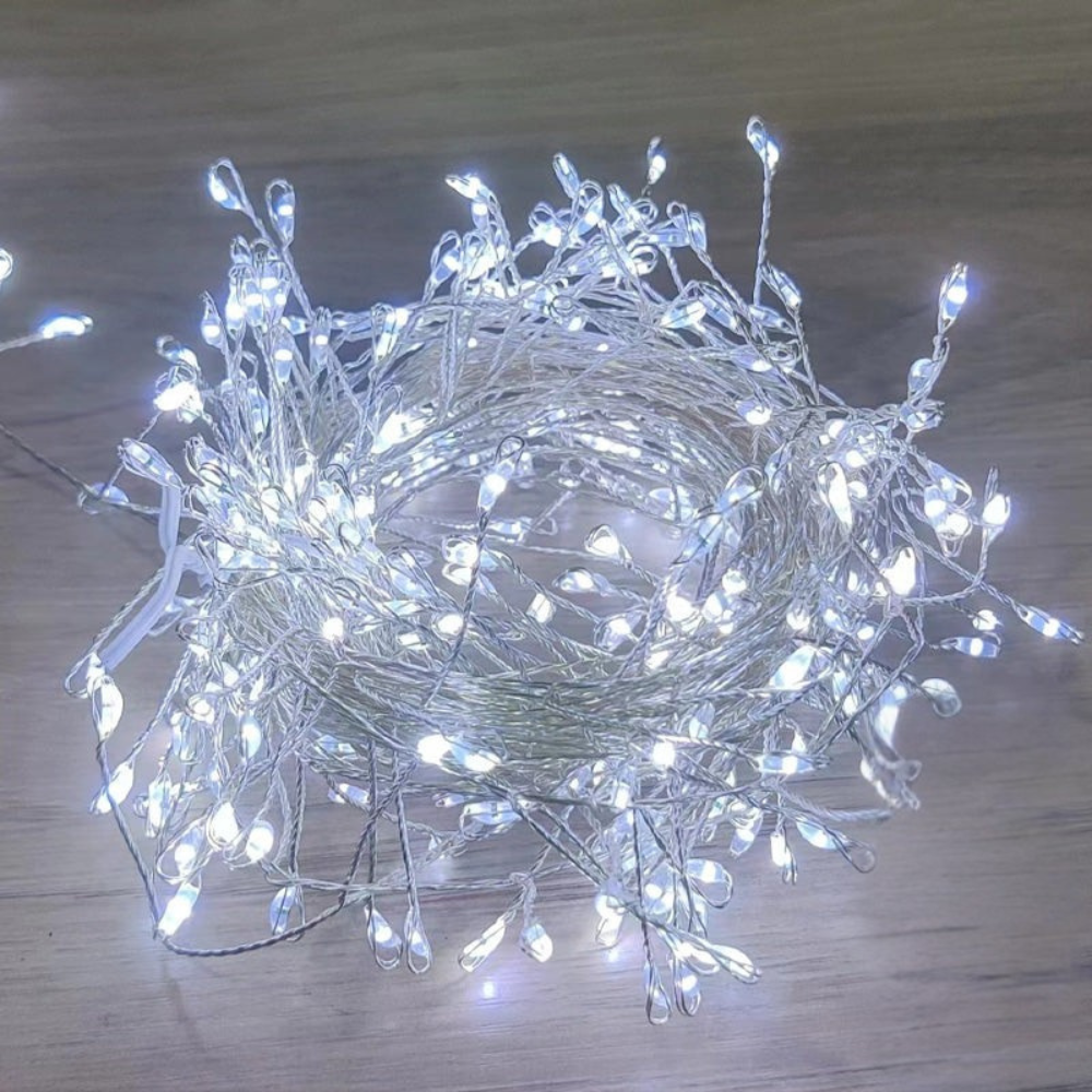 Lampki LED na drucie miedzianym z pilotem