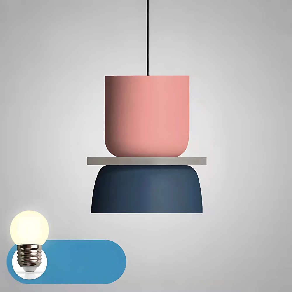 Modern Colourful Metal Pendant Light