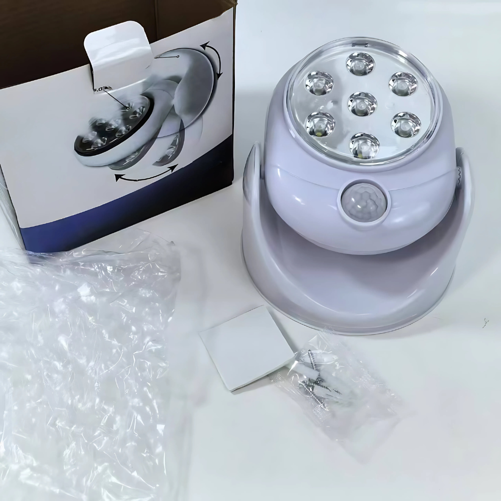 Lumière de sécurité LED à détecteur de mouvement extérieur