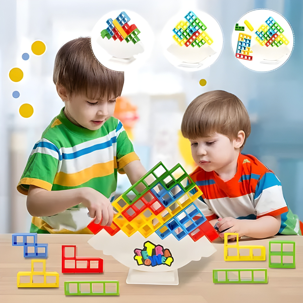 Magnetic Balance Toy Stacking Tower Game