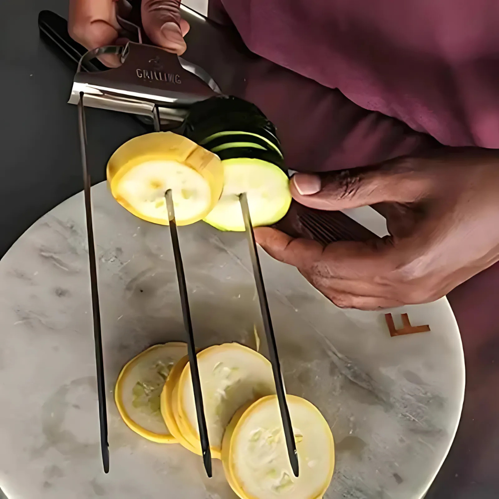 Stainless Steel BBQ Skewers Triple Grill Tool