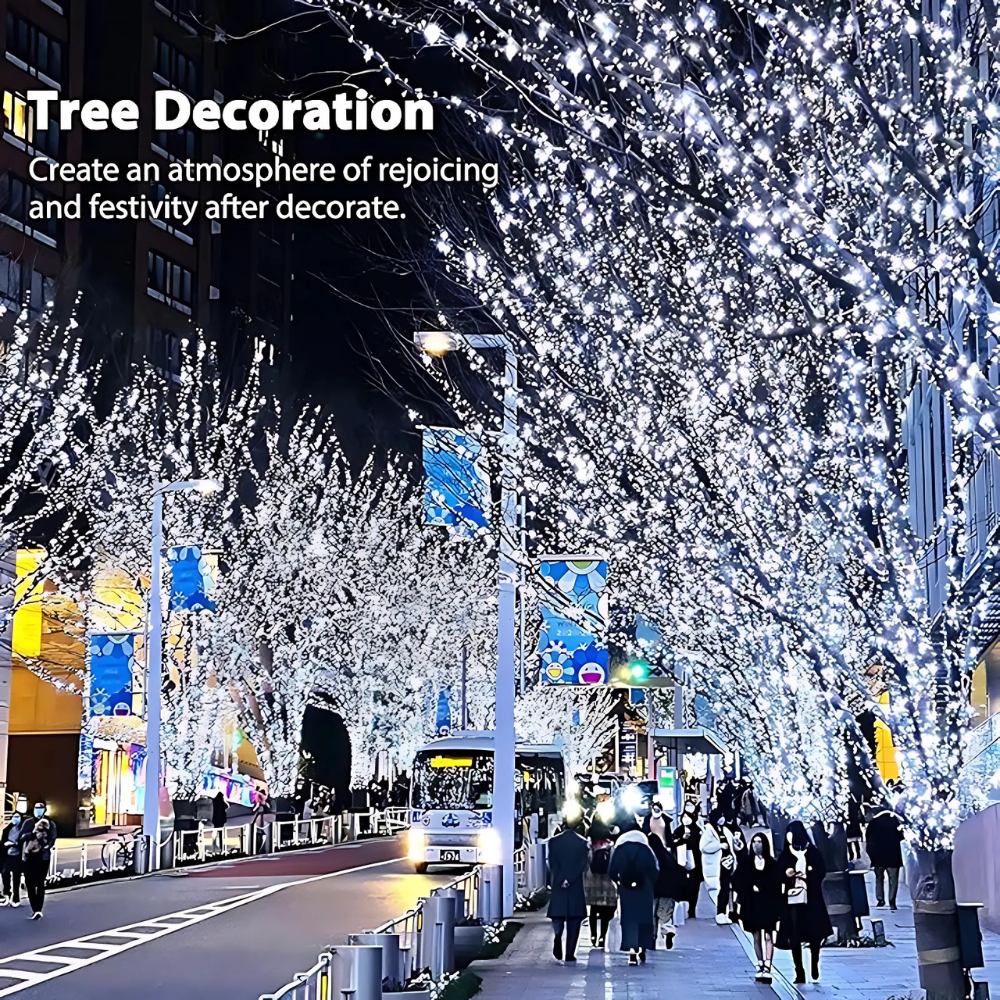 Lampki LED na drucie miedzianym z pilotem