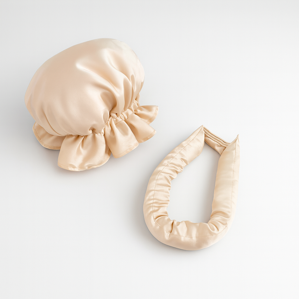 Zestaw satynowych lokówek bez użycia ciepła