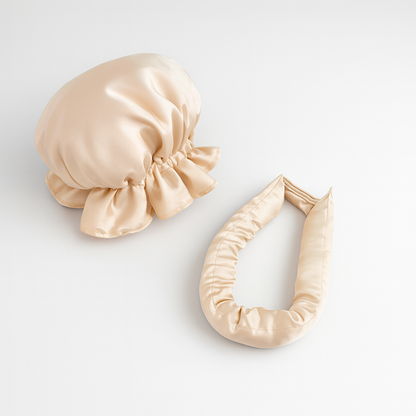 Zestaw satynowych lokówek bez użycia ciepła