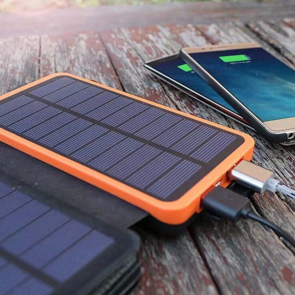 Cargador portátil de banco de energía solar