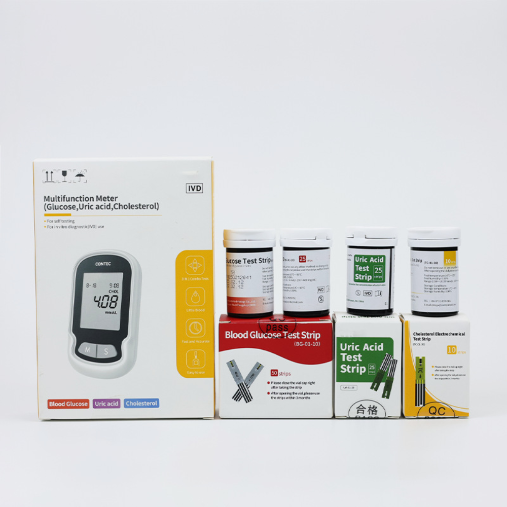 Cholesterin Heimtest-Kit Tragbarer Blutmonitor