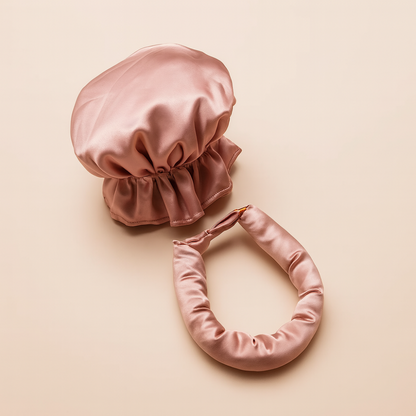 Zestaw satynowych lokówek bez użycia ciepła