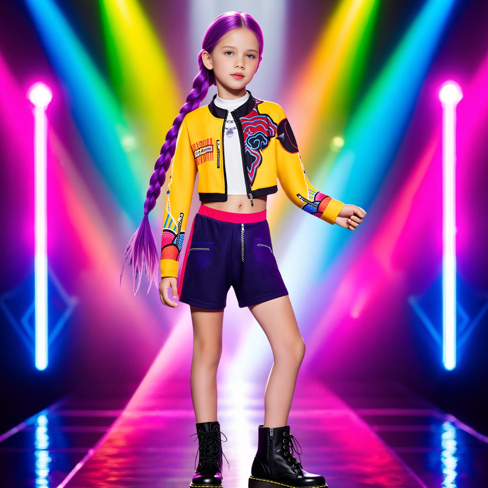 Kpop Hunter Kids Halloween Costume Outfit