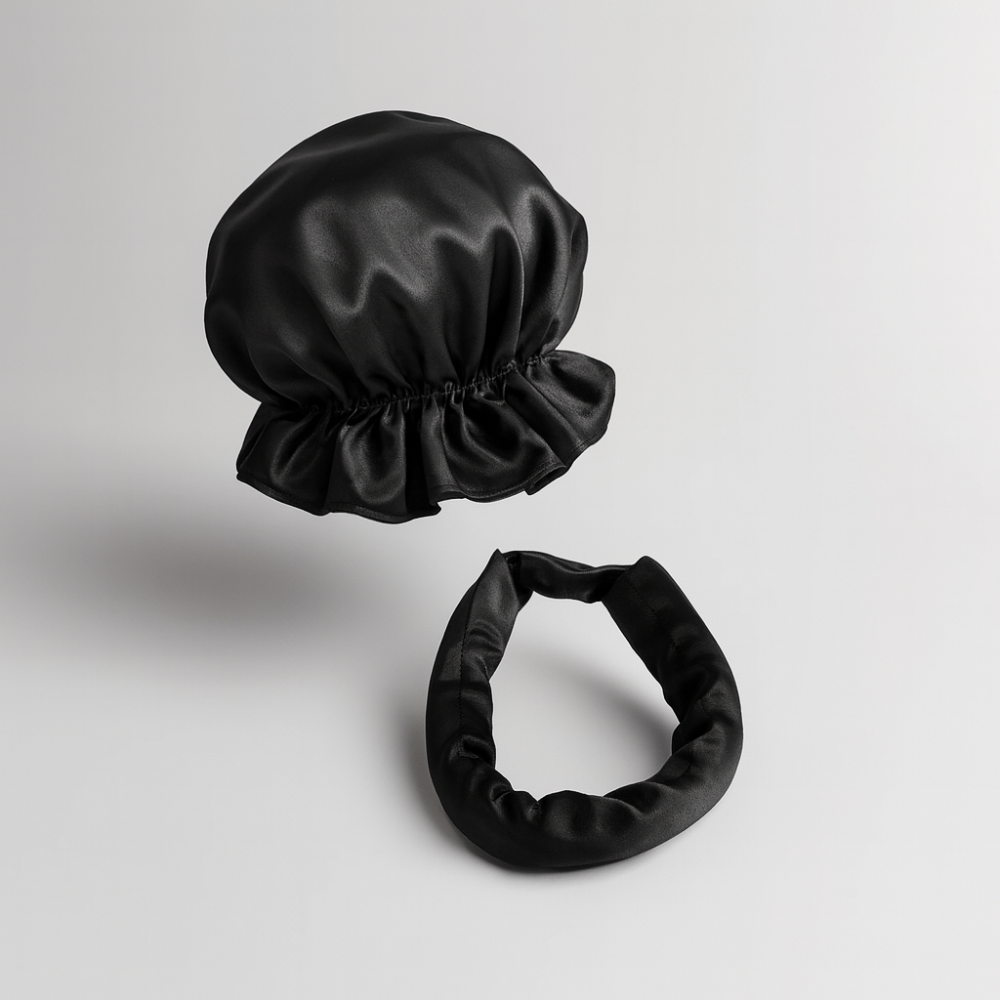 Zestaw satynowych lokówek bez użycia ciepła