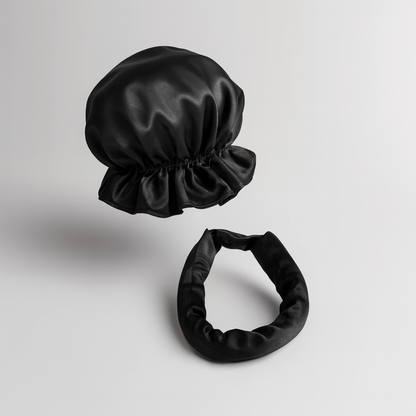 Zestaw satynowych lokówek bez użycia ciepła