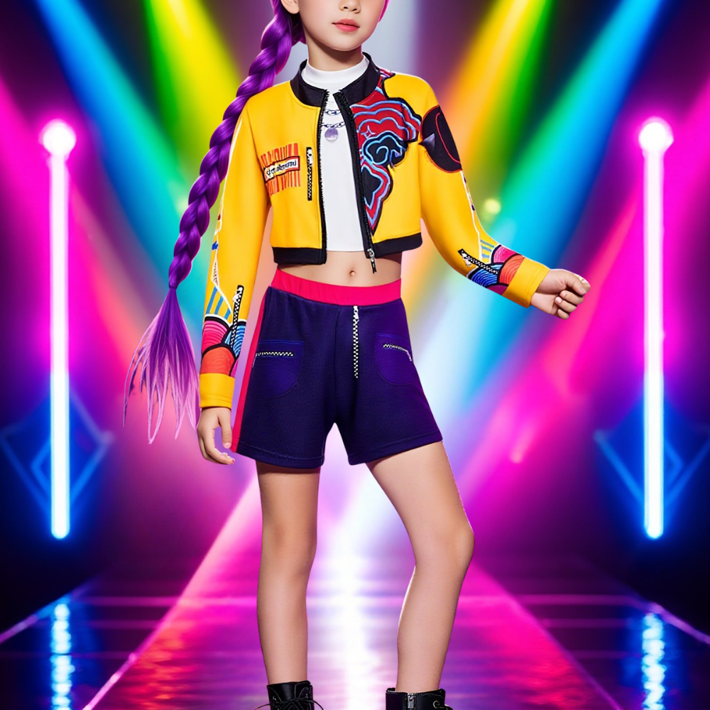 Kpop Hunter Kids Halloween Costume Outfit