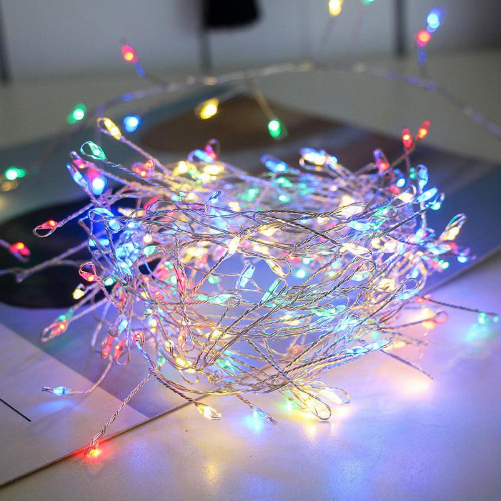 LED Feen-Lichterkette Kupferdraht Fernbedienung