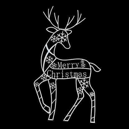 Décorations de Noël Traîneau de Renne Affichage Lumineux