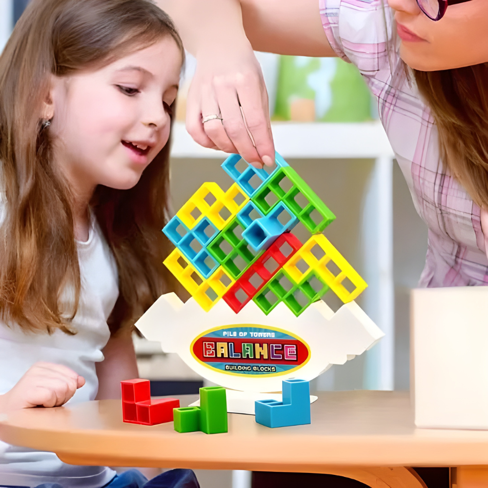 Magnetic Balance Toy Stacking Tower Game