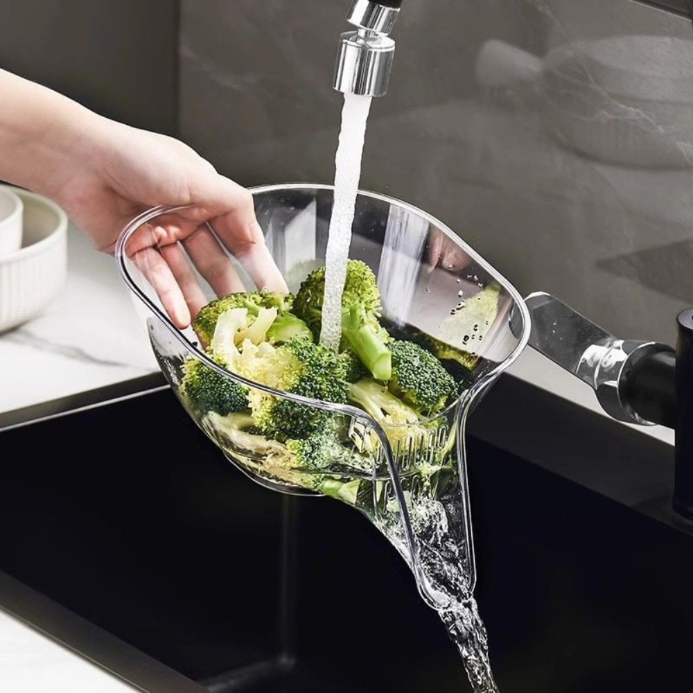 Colador de cocina, cuenco, colador de frutas y verduras
