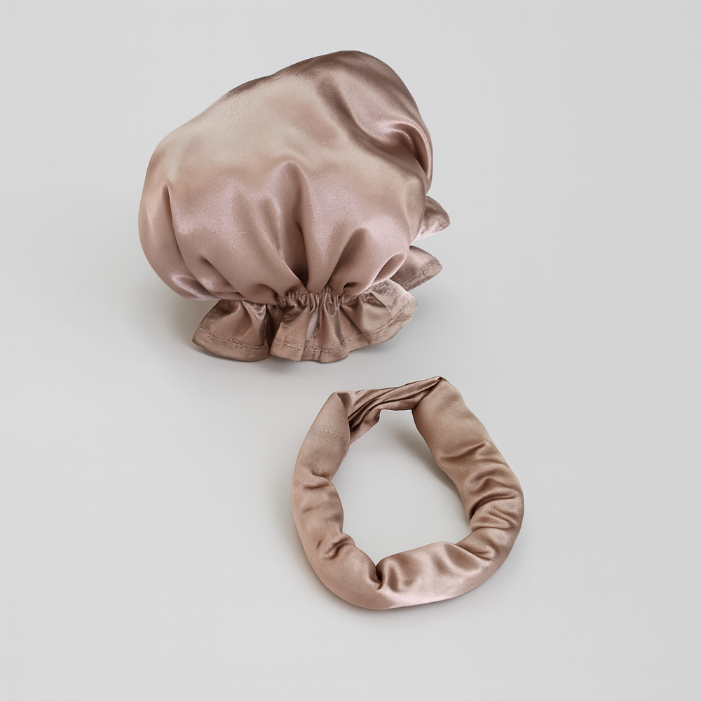 Zestaw satynowych lokówek bez użycia ciepła