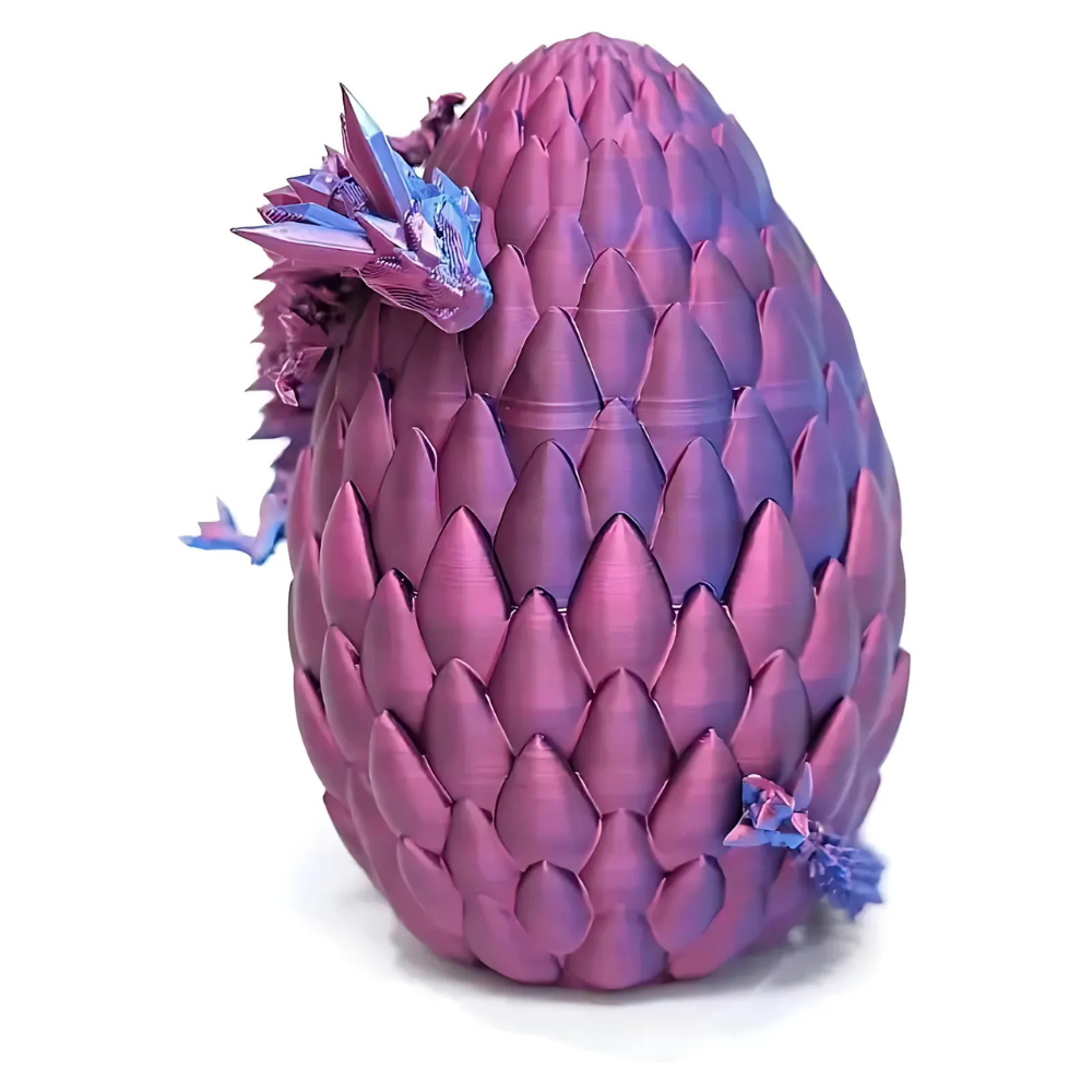 Dragon Egg Crystal Figurine 3D Printed Toy