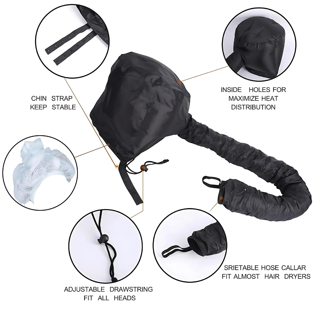 Hair Dryer Bonnet Cap Mesh