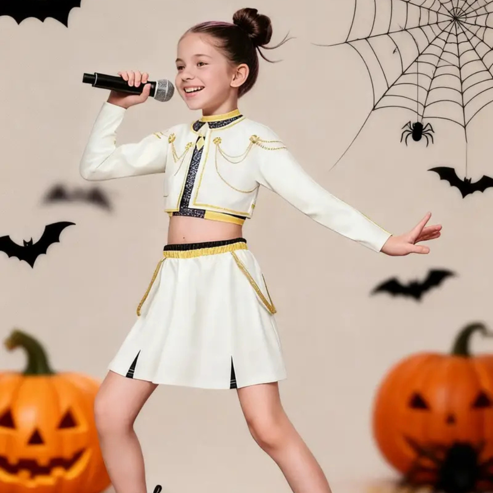 Kids Kpop Hunter Halloween Costume Outfit
