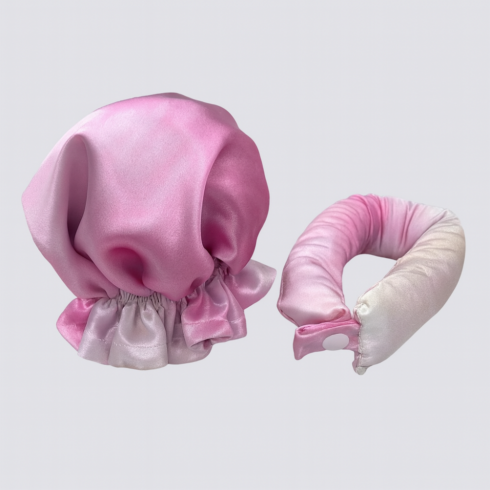 Zestaw satynowych lokówek bez użycia ciepła